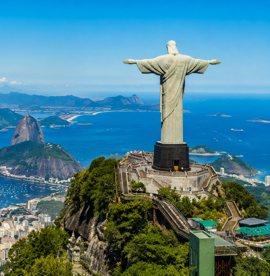 Brazil Travel Guide - Apply for Brazil eVisa Online Christ the Redeemer statue in Rio de Janeiro - Brazil eVisa online application guide
